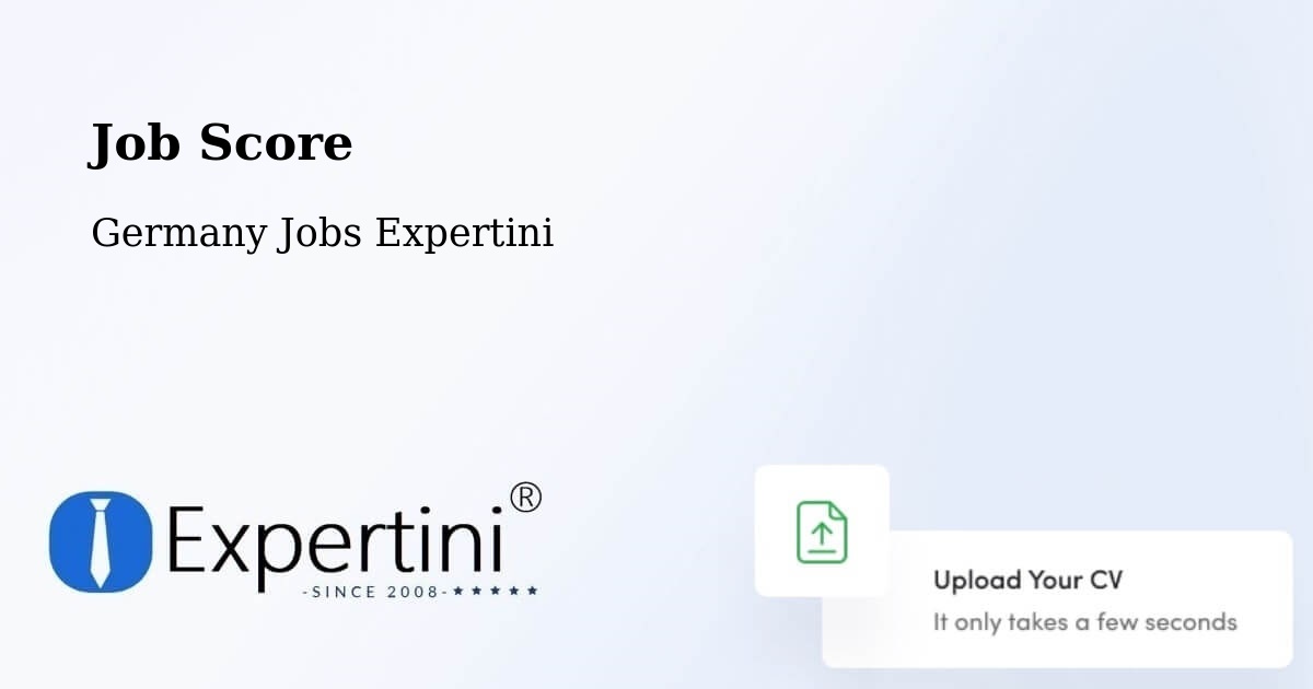 Job Score & Job Description Score Tool – Flensburg - Germany Jobs Expertini