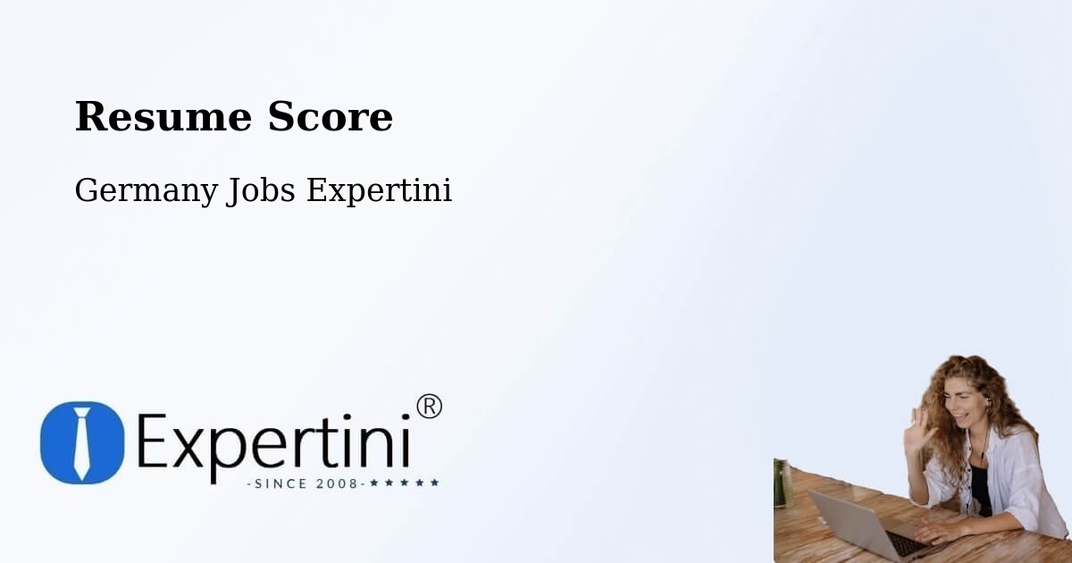 Resume Score & Job Description Match Tool – Flensburg - Germany Jobs Expertini