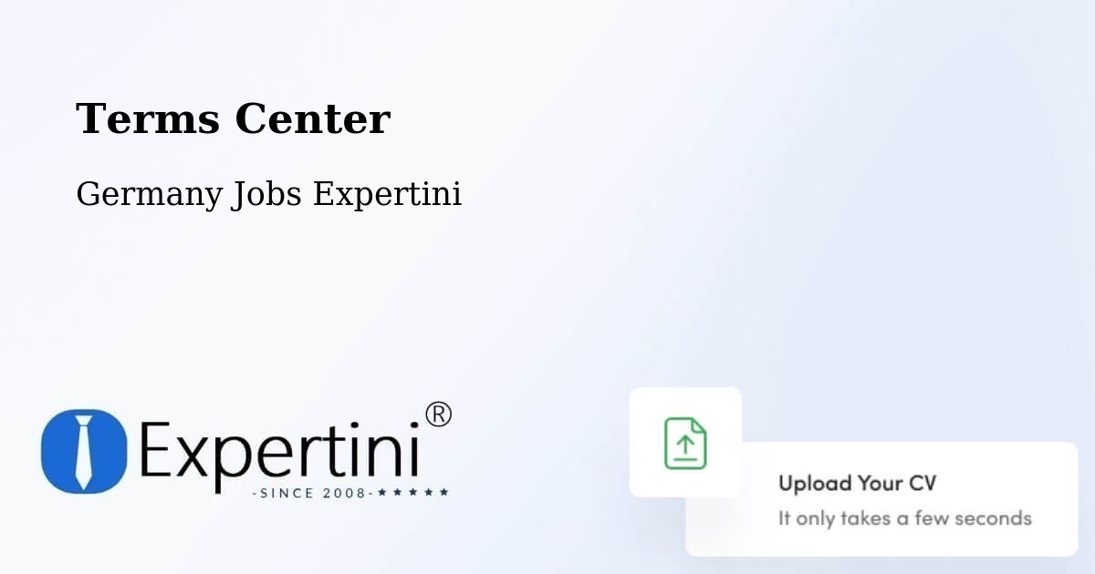 Terms of Service – Flensburg - Germany Jobs Expertini